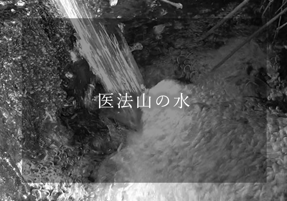 医法山の水