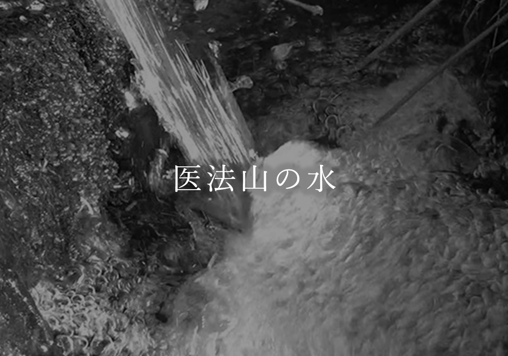 医法山の水